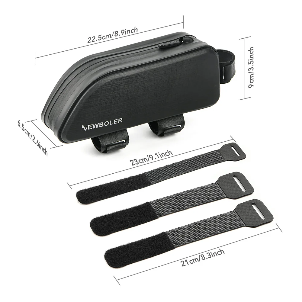 NEWBOLER New Waterproof Bike Bag MTB Road Cycling Accessories Top Tube Front Frame Bicycle Bag Pouch For Bike Mobile Phone Bag