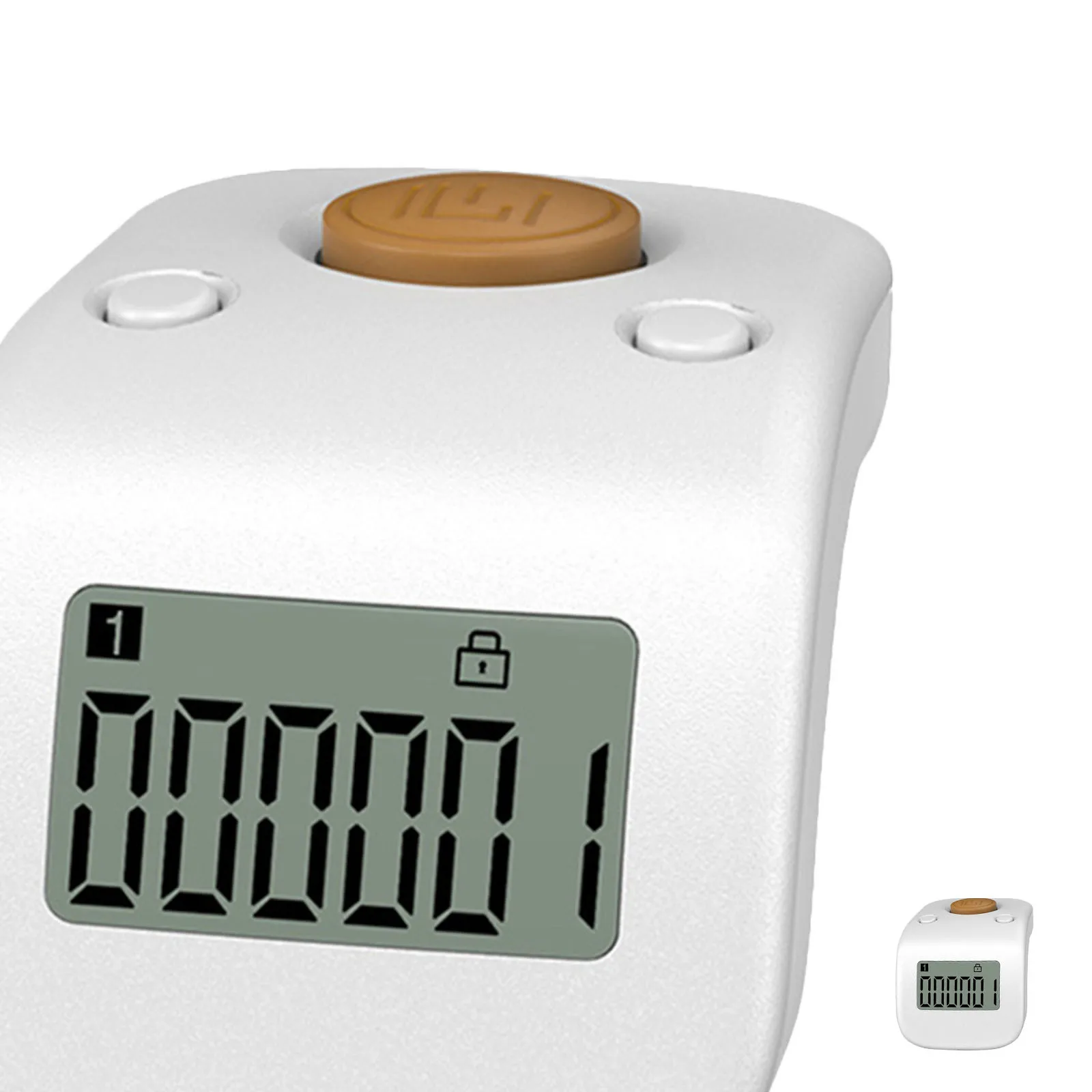 

Finger Digital Tally Counter Rechargeable Electronic Clicker Lightweight Compact for Stations Docks Factories Crowd Counting