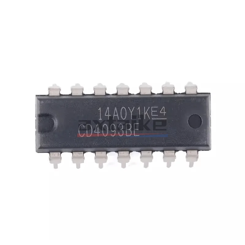 20PCS CD4093BE CD4093BM DIP-14 SOP-14 CD4093 HEF4093BP HCF4093 SMD CMOS Quad 2-Input NAND Schmitt Triggers IC