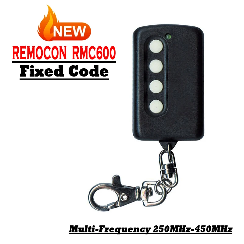 

REMOCON RMC600 RMC-600 LRT-1 Garage Door Remote Control Duplicator 250MHz-450MHz Fixed Code Adjustable Frequency Transmitter