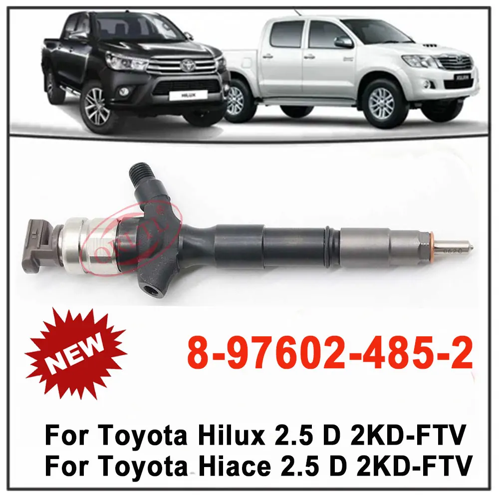 8-97602-485-2 Diesel Auto Injector 0950007760 Diesel Fuel Injector 8976024852 Genuine Fuel Injector 095000-7760 For Toyota Hiace