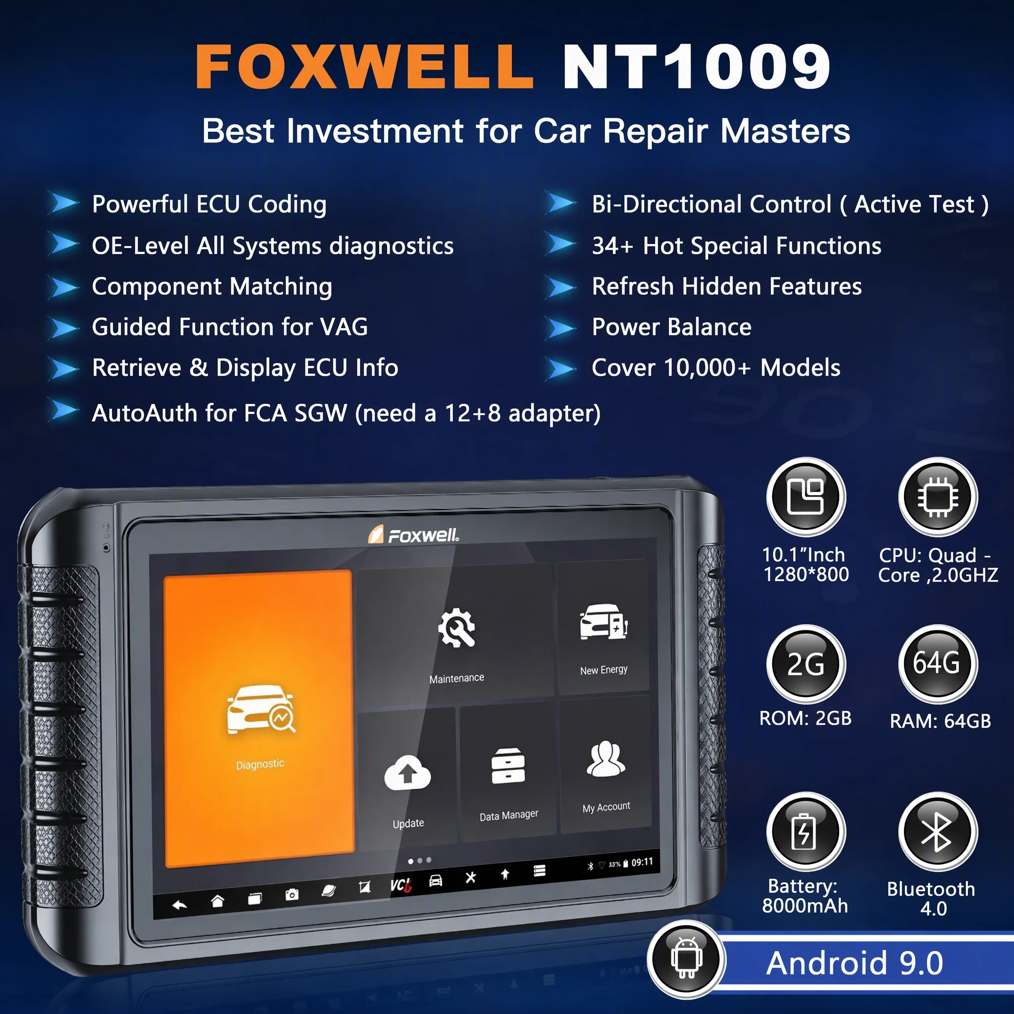 FOXWELL NT1009 10.1