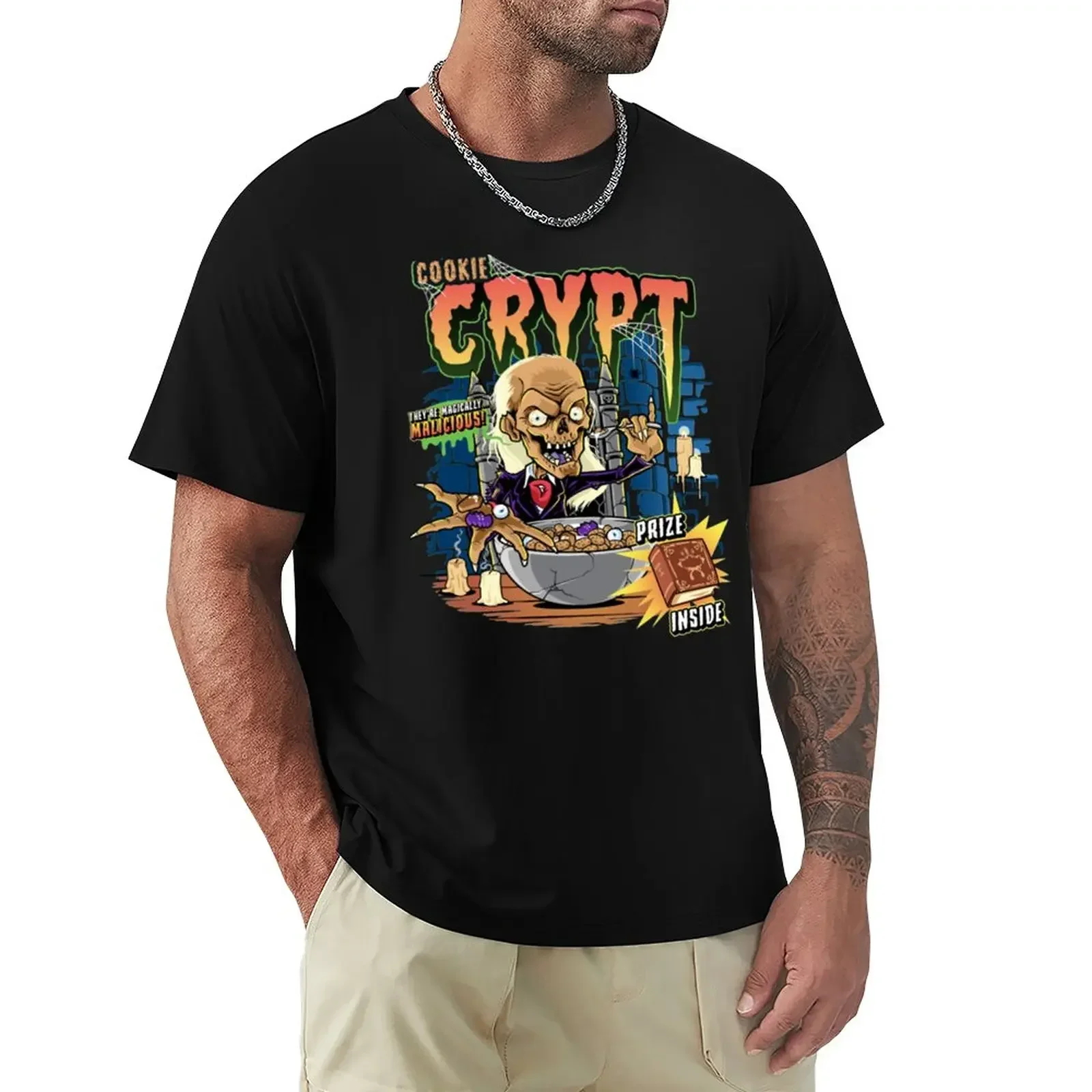 Tales From The Crypt Cookie Crypt Sweatshirt anime streetwear fashion man Hot Sale Round Neck New Arrival Collar Cereal T-Shirt