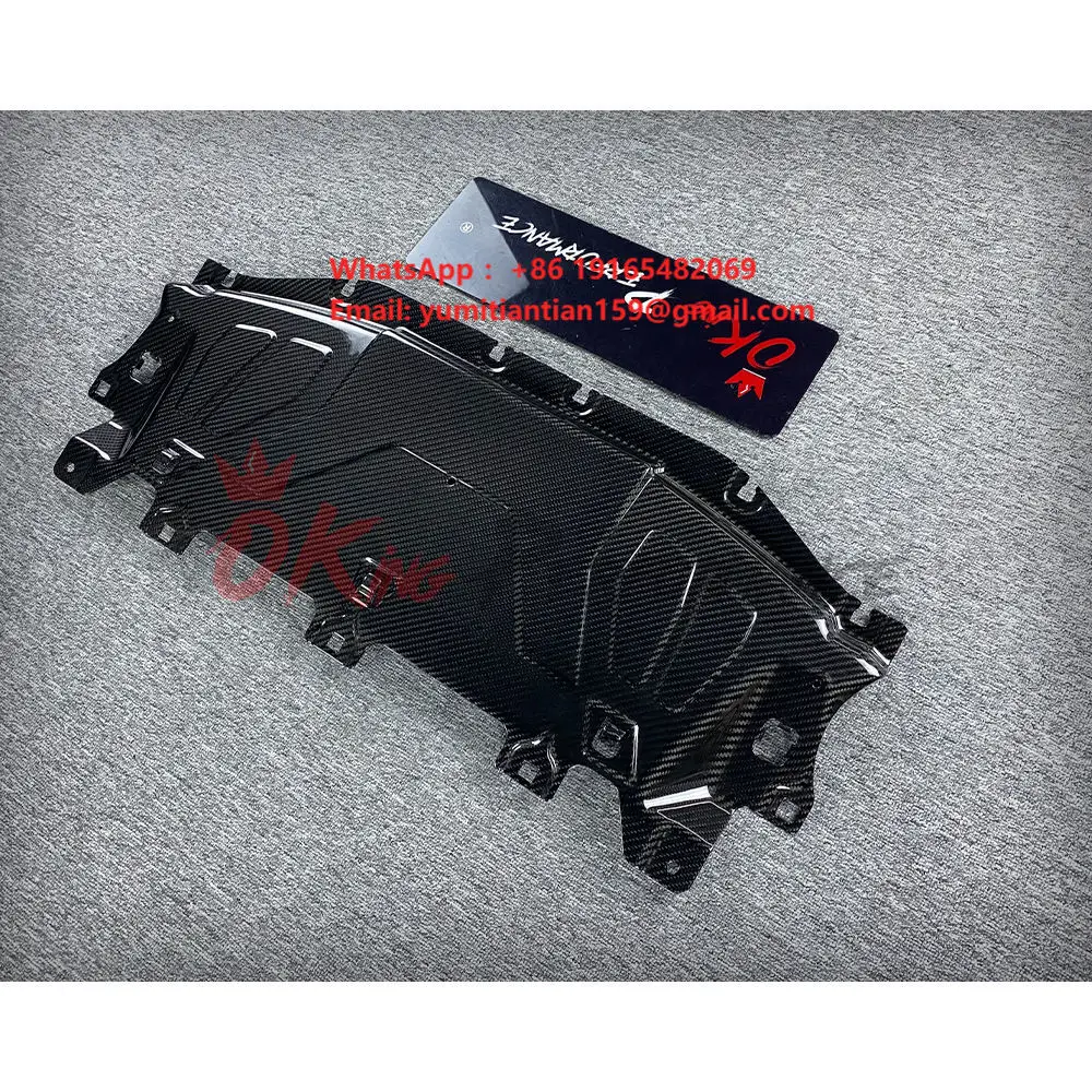 Stock USA Supra MK5 Dry Carbon Fiber Cooling Plate for Toyota GR Supra MK5 A90 A91 Engine Bay Kits Cover