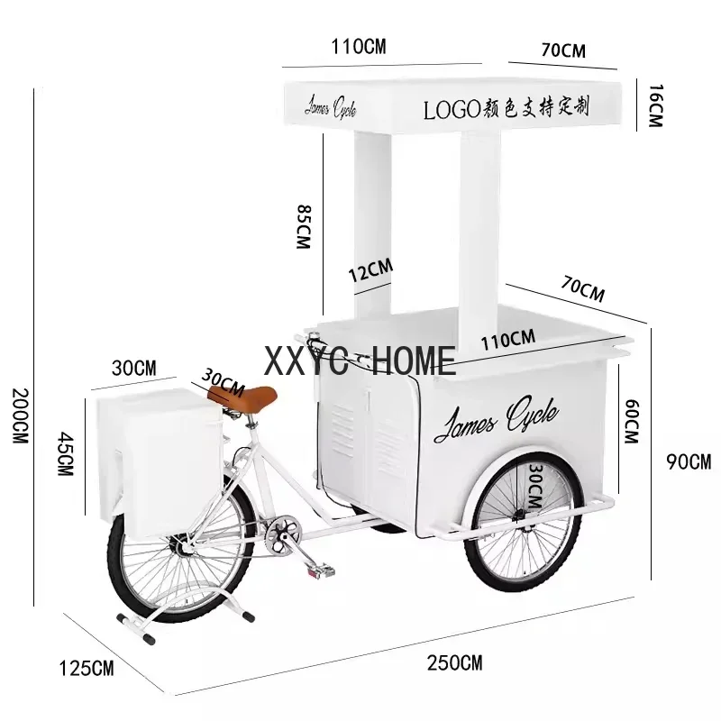 옥외 부유물 실속 차 상점가 전시회 이동할 수 있는 부스 커피 우유 차 차