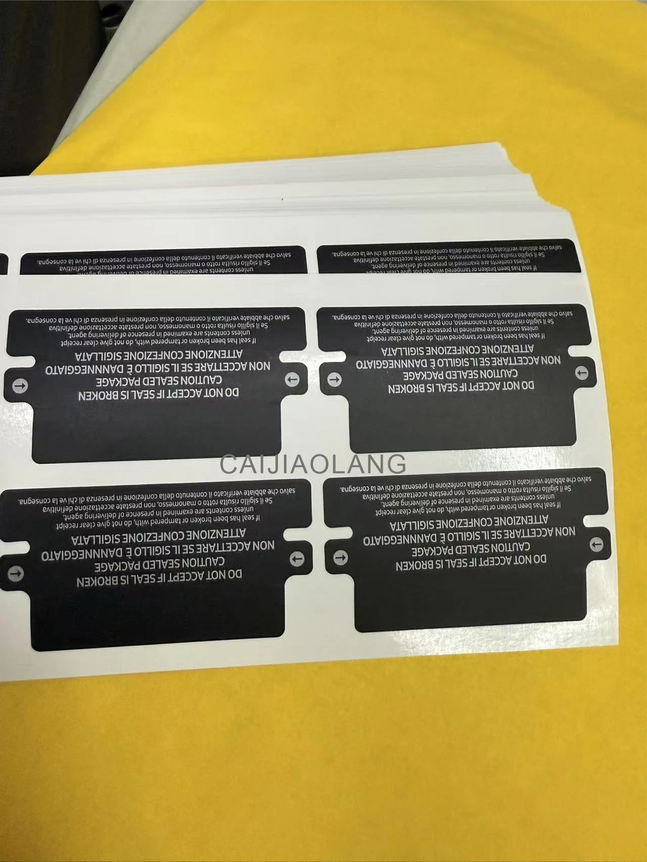 

100 шт., упаковка в коробке, закрытая этикетка, уплотнительная наклейка, пленка для Galaxy Watch 6 S25, ультра обертка, пластиковая пленка, заводская пленка 5,2X2,7