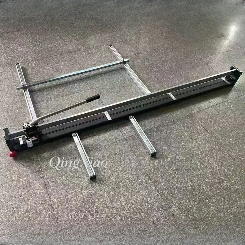 All Steel Manual Tile Cutter Push Knife 1600 1800MM Infrared Guide Floor Tile Cutting Construction Tool
