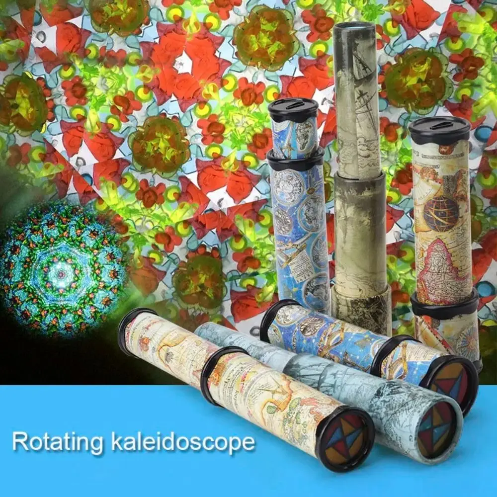 Kaléidoscope Magique à Rotation Changeante pour Enfant, Jouet Réglable, Classique, Monde Coloré, Barrage, Nouveau