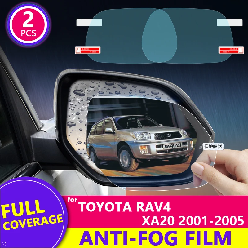 Full Cover Anti Fog Rainproof Film for Toyota Rav4 XA20 2001~2005 RAV 4 20 Car Rearview Mirror Protective Film Accessories 2004