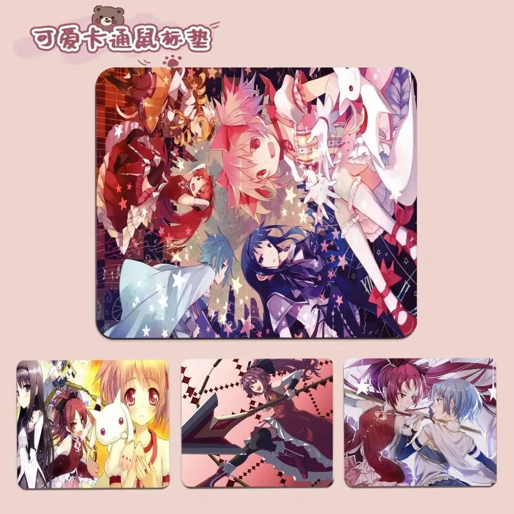

Классический аниме-коврик для мыши Puella Magi Madoka Magica с нескользящим краем, скоростная версия, игровой компьютерный коврик, самые дешевые коврики для геймеров