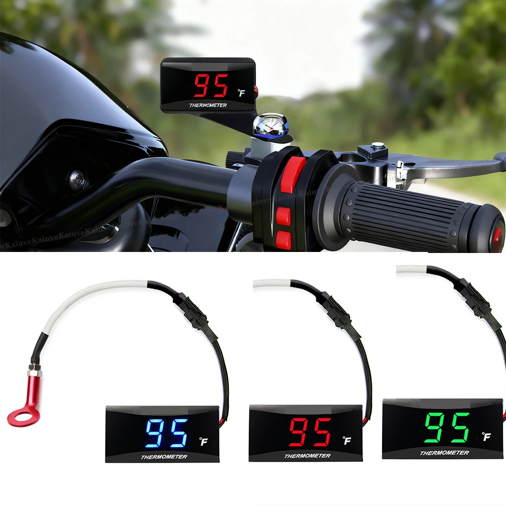 

Motorcycle KOSO Fahrenheit Thermometer cylinder head Temperature Meter for nmax125 XMAX250 300 Universal Gauge