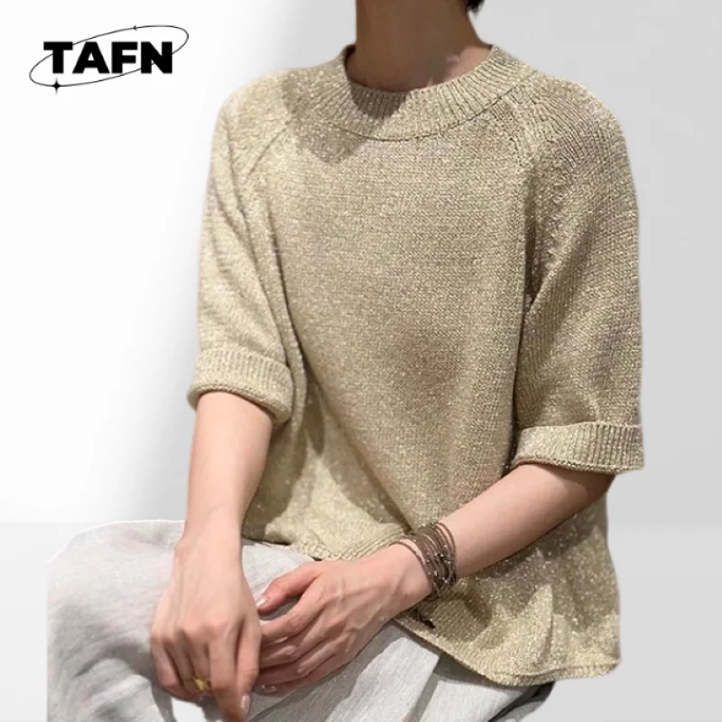 

Stylish Button Front Knit Sweater, Lightweight & Comfortable for Winter Soft and Breathable Cashmere Knit Sweater for WomenAG318