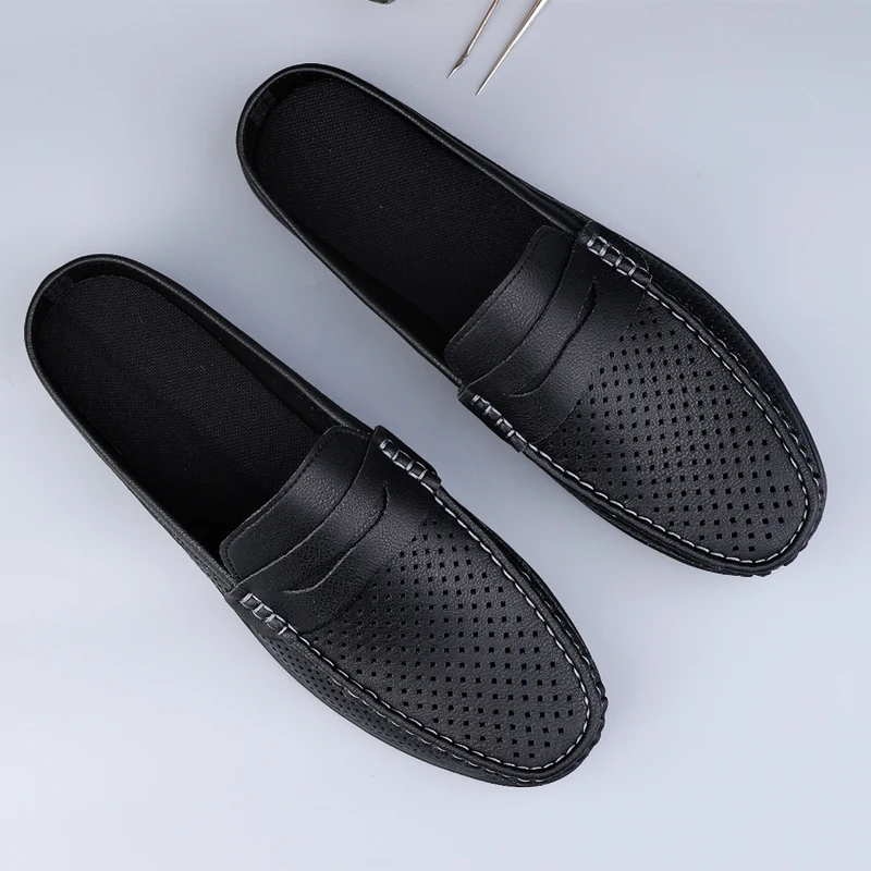 Comfty Men Slippers Summer Eco-friendly Flip Flop Casual Non-slip Shoes Men Loafers Slip on Outdoor Wading Shoes