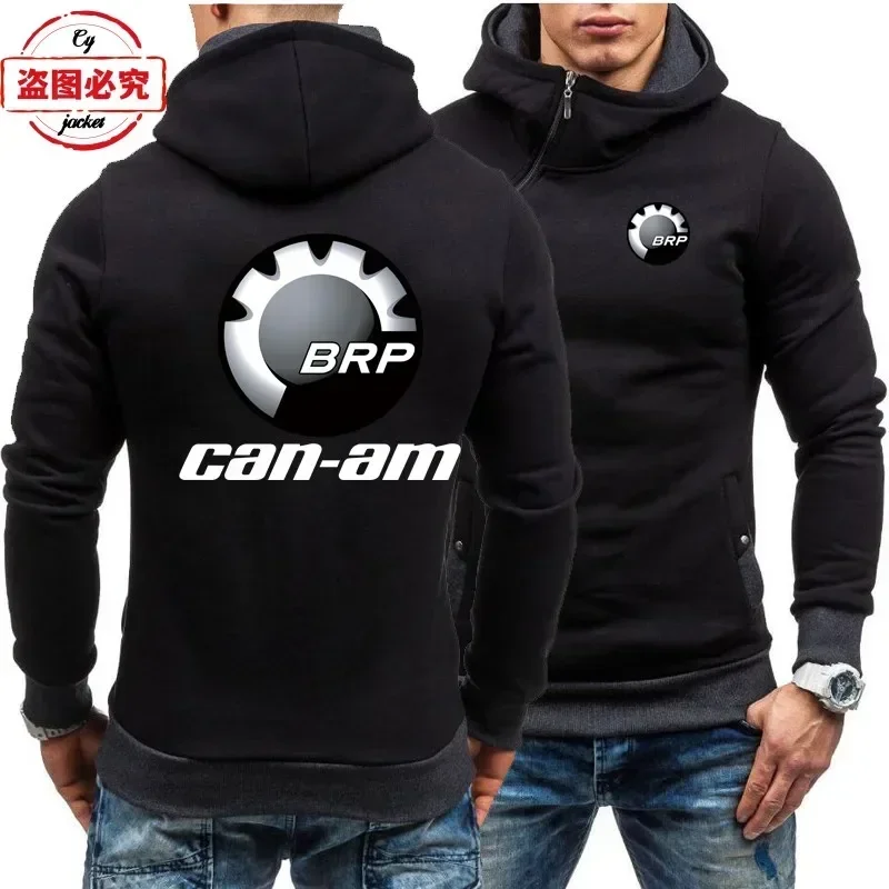 European size CAN-AM motorcycle logo locomotive jacket racing suit men's top casual hooded sweater cycling suit group suit