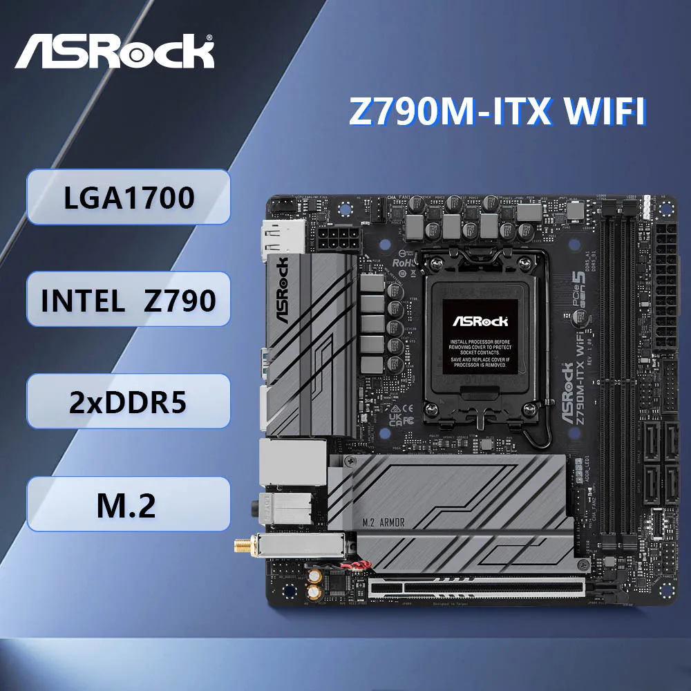 ASRock Z790M-ITX WiFi マザーボード LGA1700 DDR5