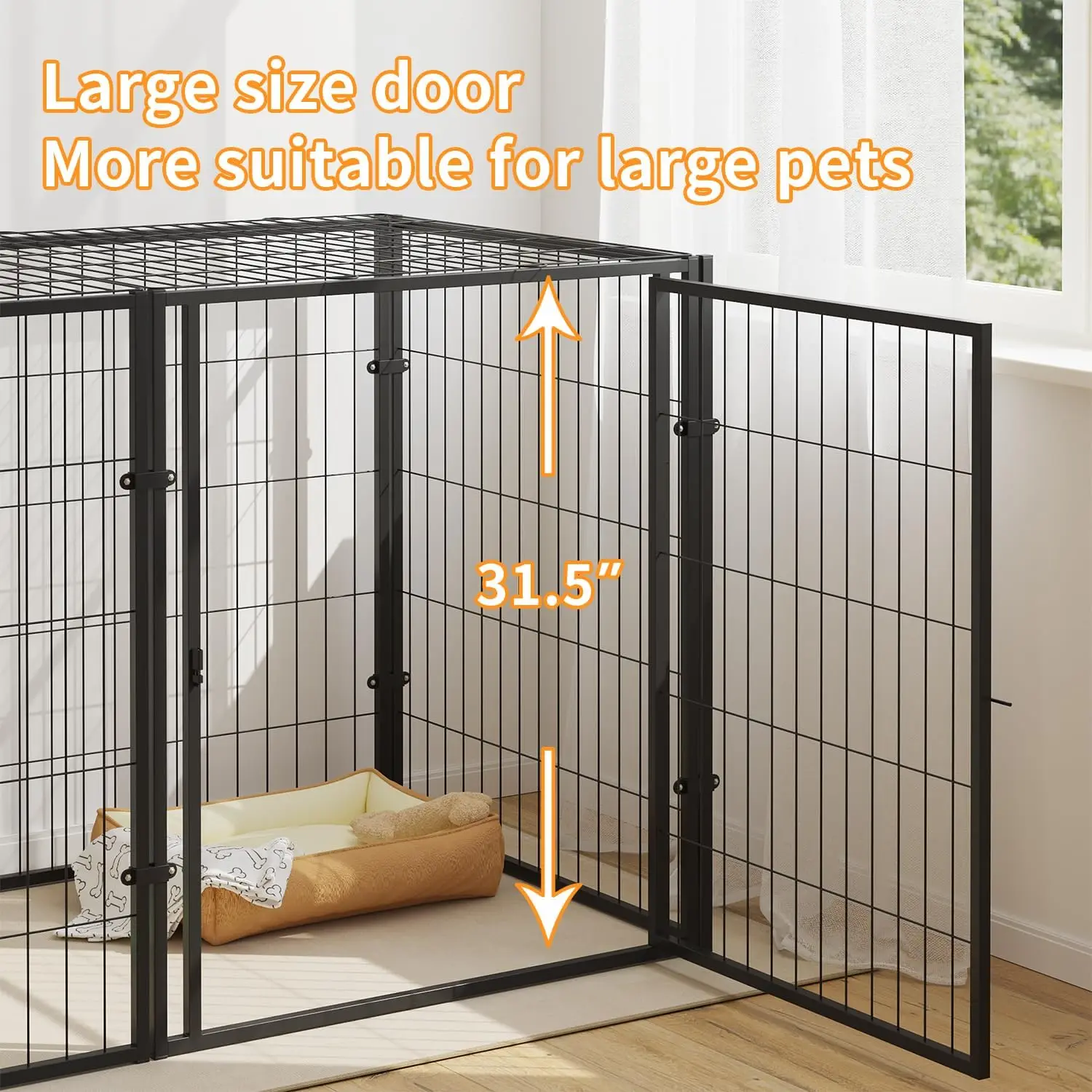 Dog Crate for Large Dogs, 55