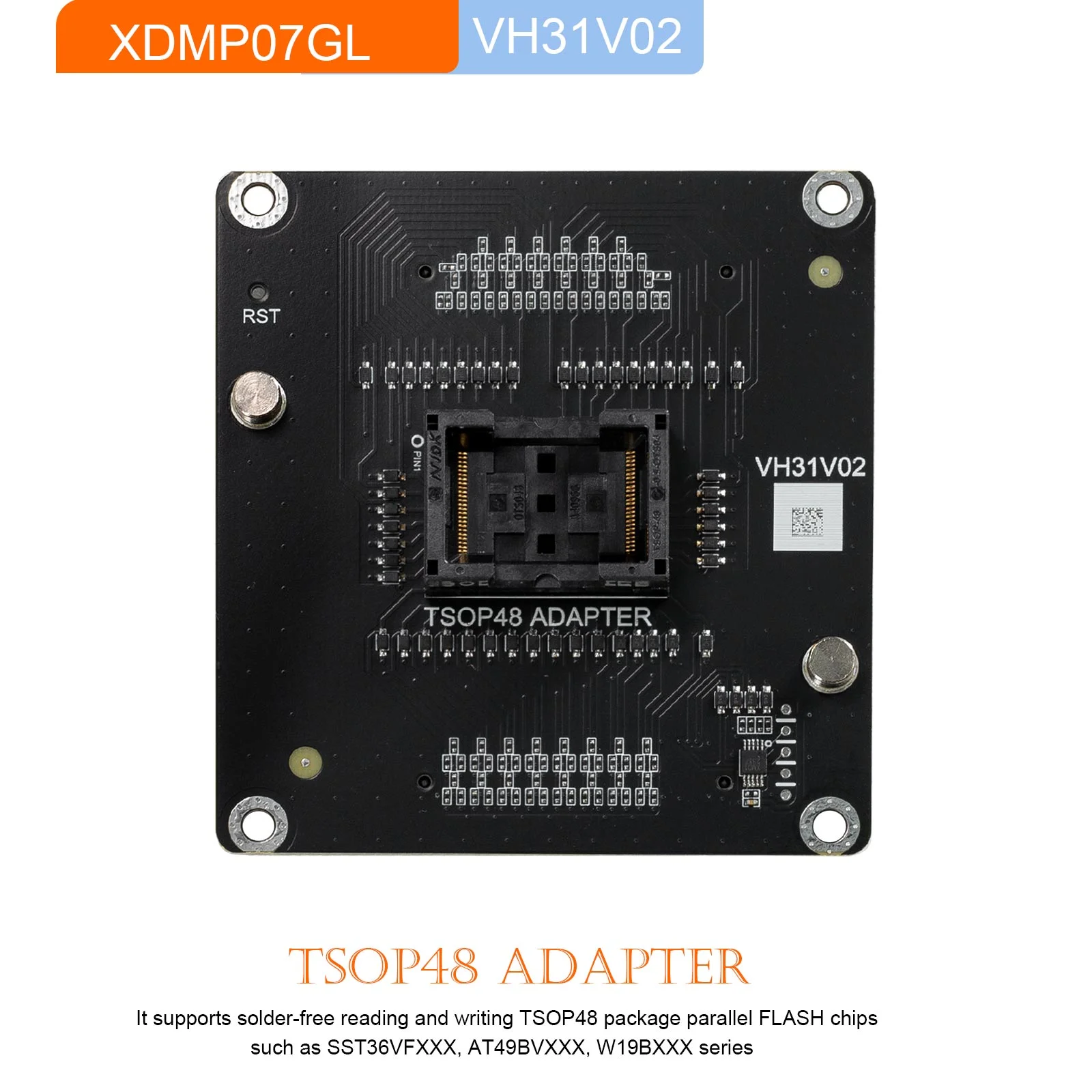 Xhorse ekskluzywne adaptery do Multi Prog XDMP07GL XDMP06GL XDMP05GL XDMP04GL 4 adaptery