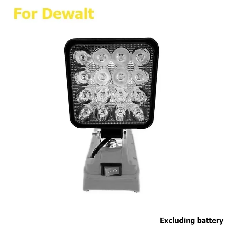 

Для Dewalt 18 В литий-ионный аккумулятор беспроводной светодиодный рабочий фонарь 3-дюймовый фонарик портативный аварийный прожектор лампа для кемпинга