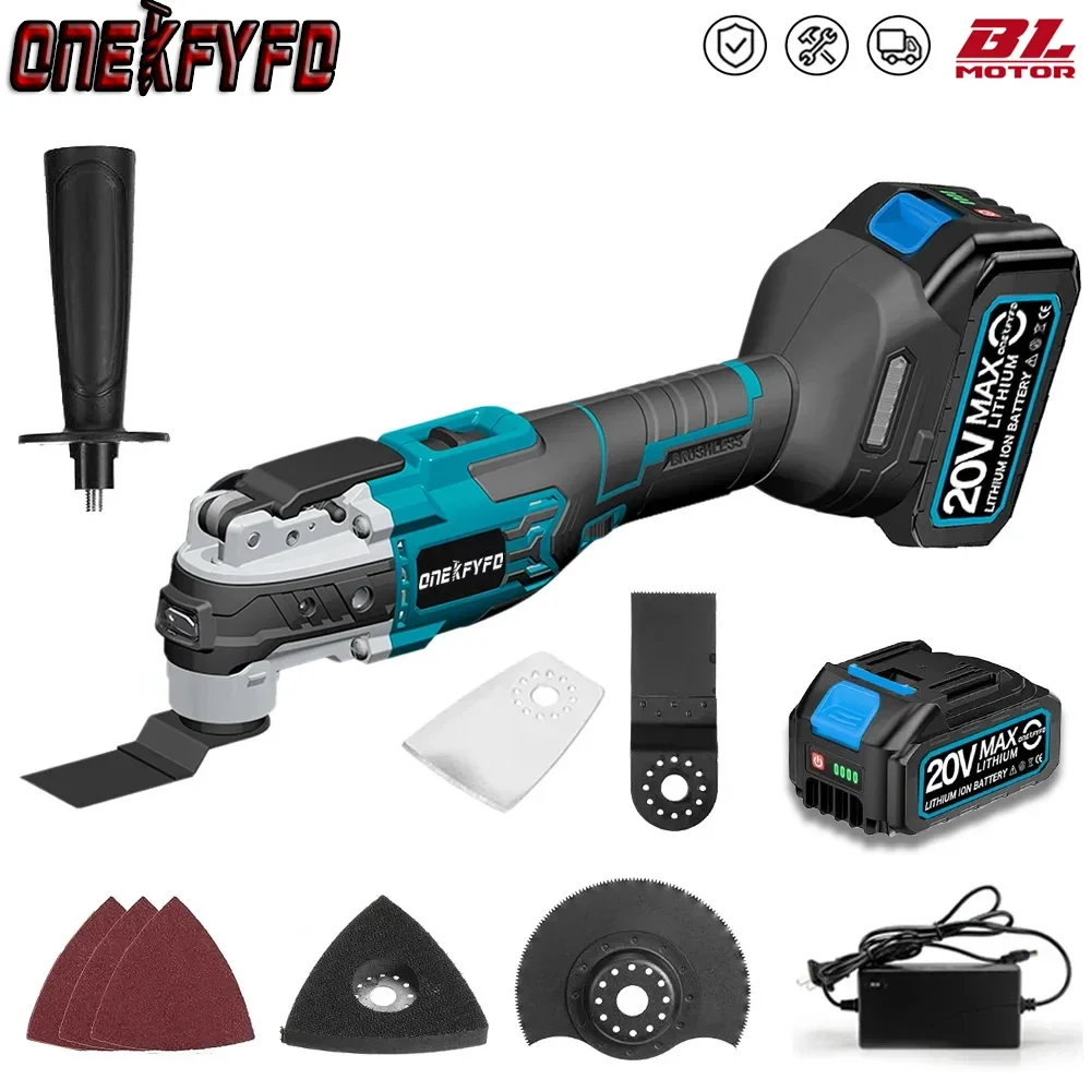 Brushless Electric Oscillating Multi-function Tools Cordless Pruning Trimmer Machine Shovel Cutting Saw For Makita 18v Battery