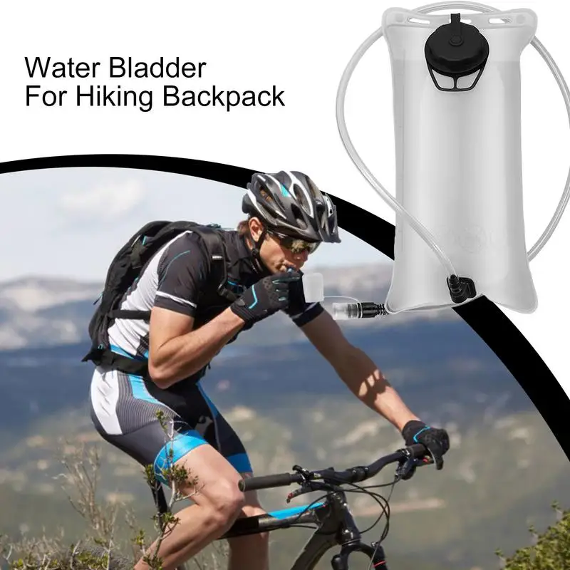 

Water Bladder 2L Large Opening Portable Leakproof Water Pouch Versatile Water Reservoir Bag Water Bladder Storage Containers For