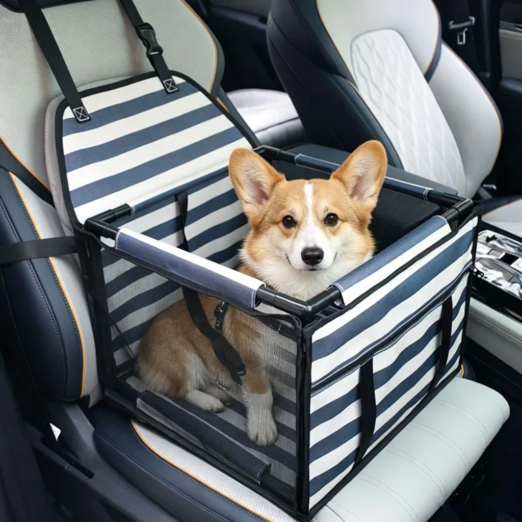 

Travel Dog Car Seat Cover Waterproof Pet Dog Carriers Bag Cat Transport Hammock Dog Car Seat Basket for Small Medium Dogs