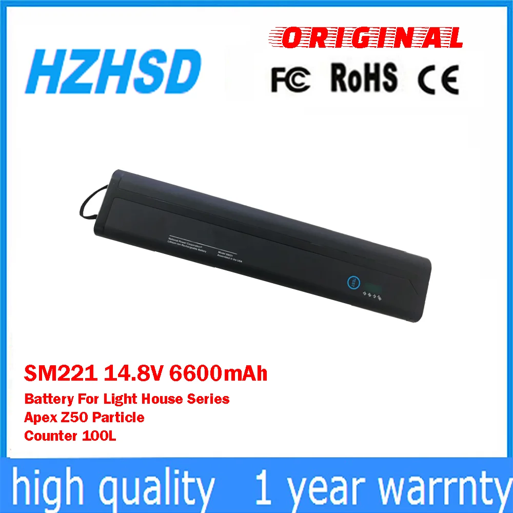 

Аккумулятор SM221 14,8 В 6600 мАч для счетчика частиц Light House серии Apex Z50 100 л