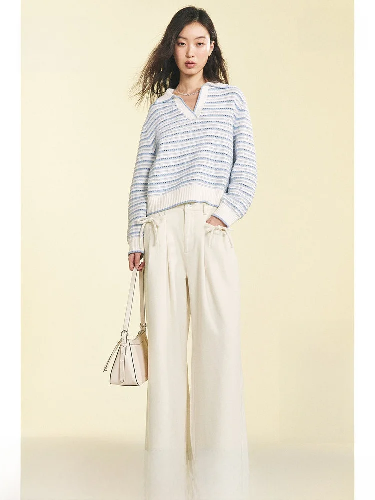 

Женские широкие джинсы H&M: повседневные, модные, уютные зимние брюки из 100% хлопка с высокой талией