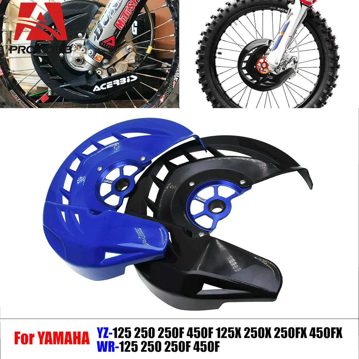 

Durable Motorcycle Front Brake Disc Guard Cover For Yamaha YZ125 250 250F 450F 250FX 450FX 125X 250X WR125 250 250F 450F