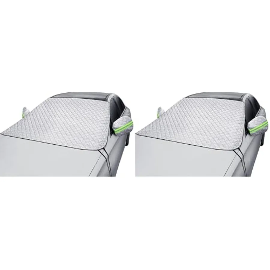 

Extra Large Windshield Snow Cover for Ice and Sleet Freeze Protector for Auto Coupe Sedan Truck Van SUV inch Silver