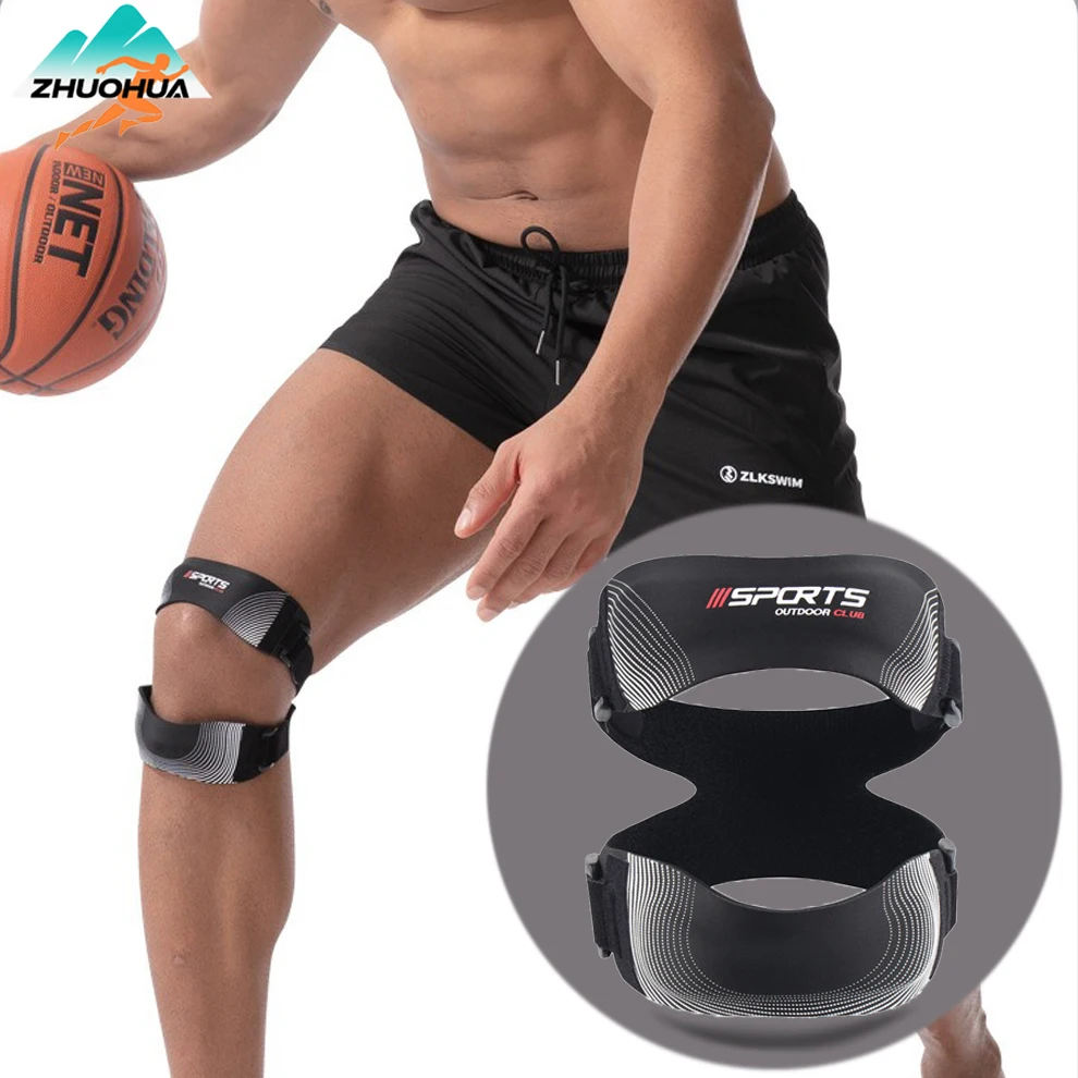 

ZHUOHUA Patellar Tendon Support Strap,Knee Brace Adjustable Knee Strap for Running, Arthritis,Jumper,Tennis Injury Recovery