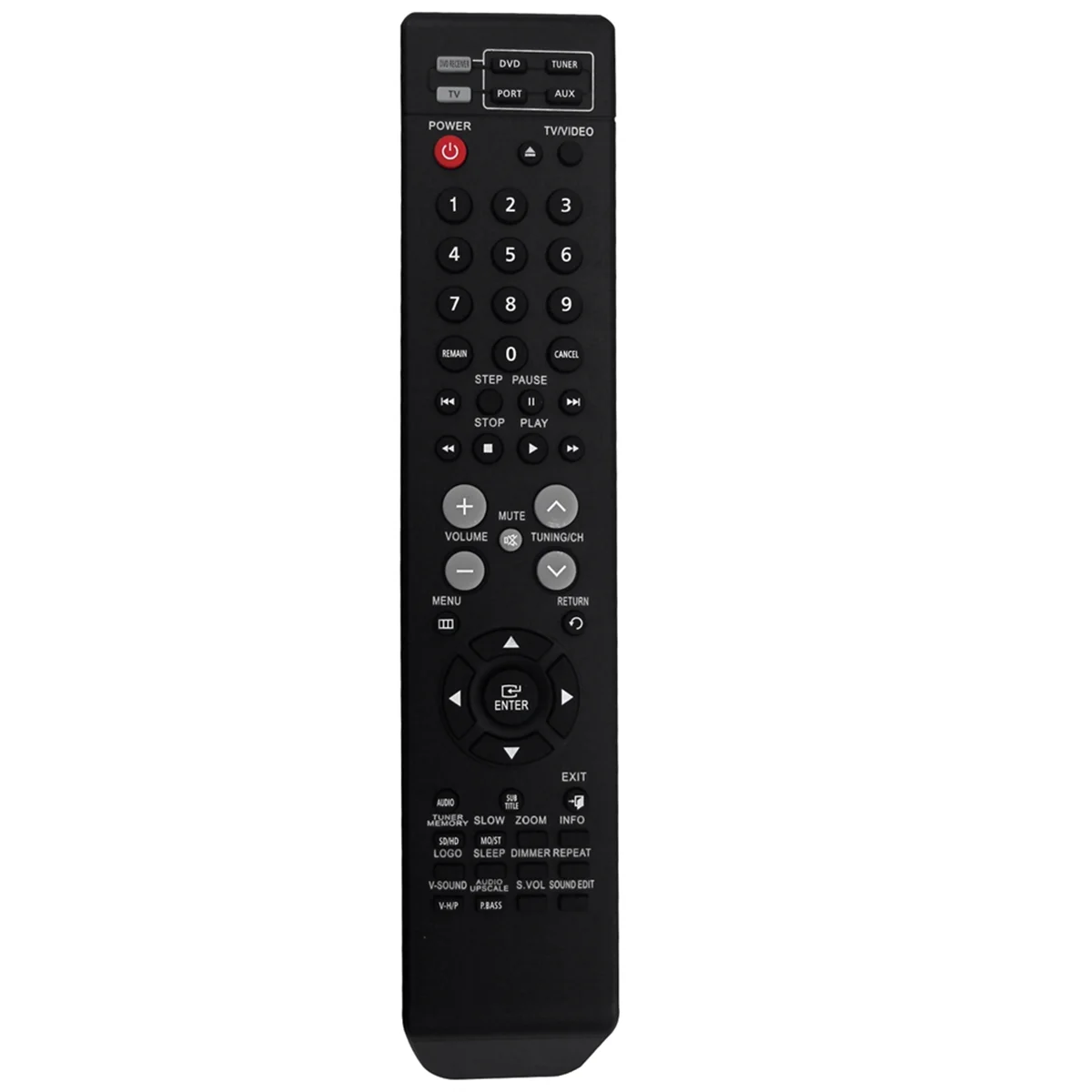 Controle remoto para samsung ah59-01907k, para ah59-01907s, ah59-01907r, ht-z110, ah59-01907c, ah59-01907l, para sistema de home theater