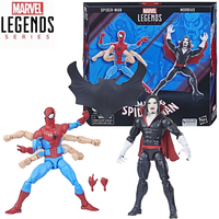In Stock Marvel Legends Series Six Arm SpiderMan Vs Morbius 2 Pack Walmart Exclusive Action Figure Model Toy Hobby Gift