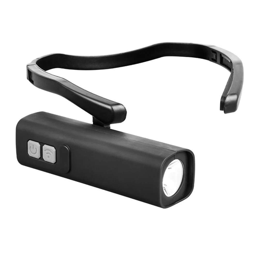 

Ear-Mounted Head Torch with Motion Sensor & 5 Modes Ear-Mount Rechargeable Headlight for Adults Camping Hiking Running Repairs