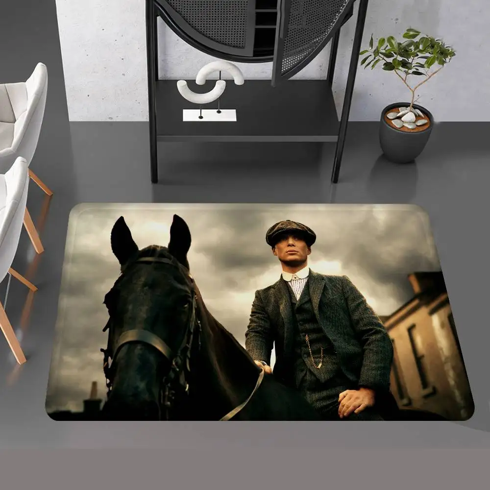 Movie P-Peaky B-Blinders Room Mats Anti-slip Absorb Water Long Strip Cushion Bedroon Mat Household Carpets