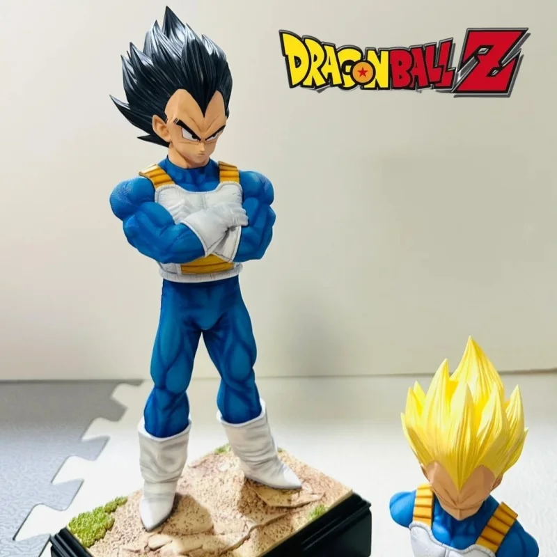 

Аниме Dragon Ball Infinity Z Fighter Vegeta модель с двойной головкой Vegeta модель персонажа крутая коллекция детских игрушек подарки