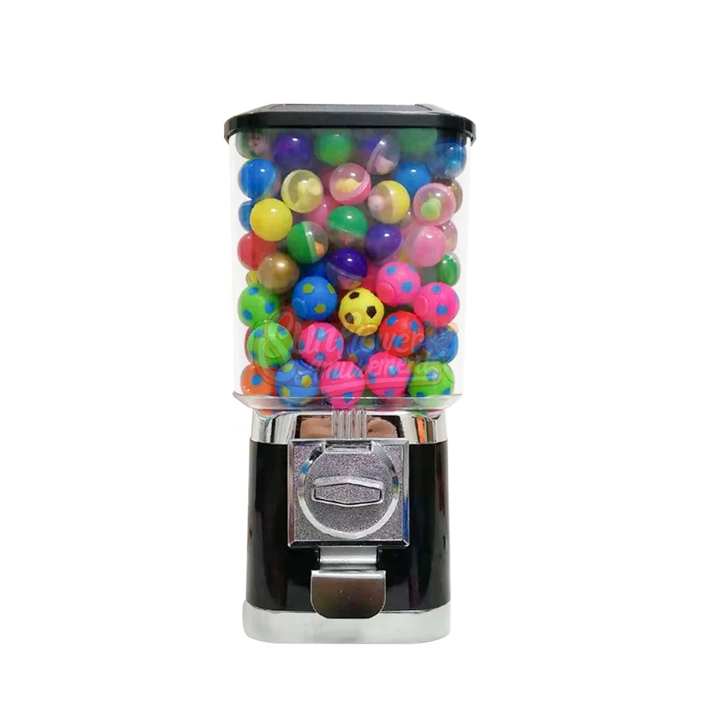 amusement mall popular kids gumball machine candy dispenser capsule toys bouncy ball vending