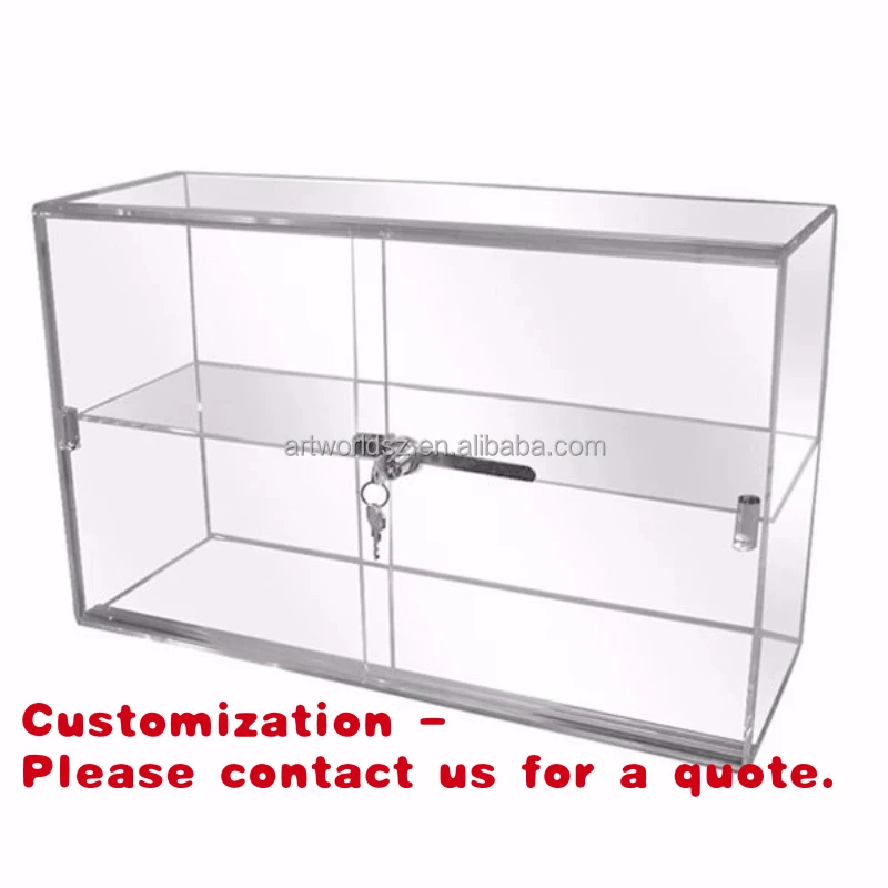 custom.Artworld Displays Custom Glass Cabinet Jewelry Store Showcase Small Acrylic Countertop Cases Table Display Showcases