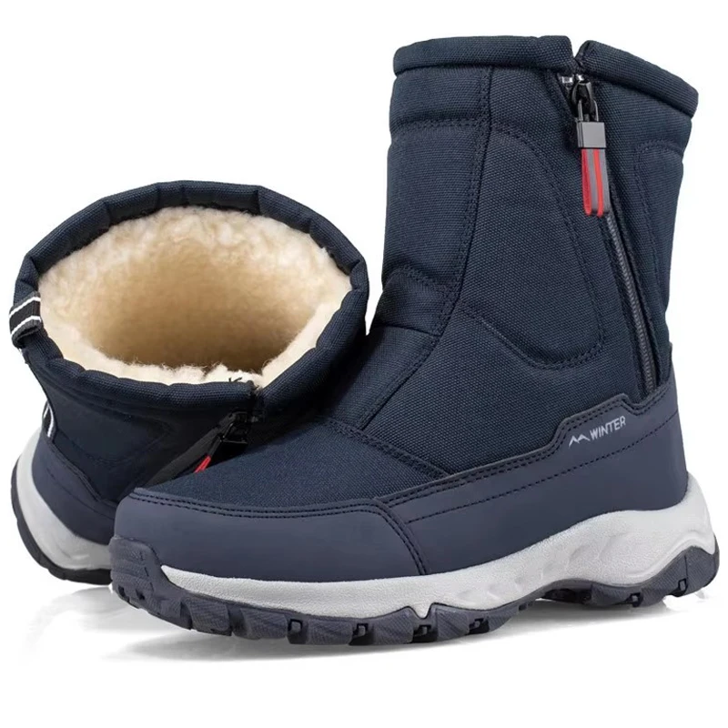 

Зимние ботинки для мужчин и женщин, размер 36-46, модные зимние ботинки, мужские теплые толстые плюшевые хлопковые ботинки, мужские ботинки, зимняя обувь, ботинки до середины икры