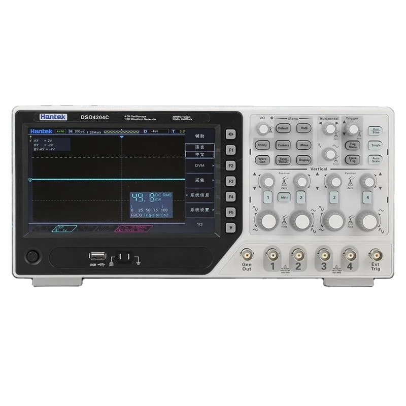 1 Dso4204b 200mhz 4 Channel Portable Osciloscopio Digital Storage Teaching Oscilloscope With Dvm Function