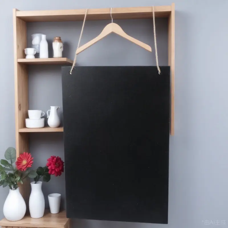 

Деревянная двусторонняя безрамная меловая доска для свадебных объявлений, настенный декор для кухни и кладовой в деревенском стиле, винтажная доска для сообщений мелом