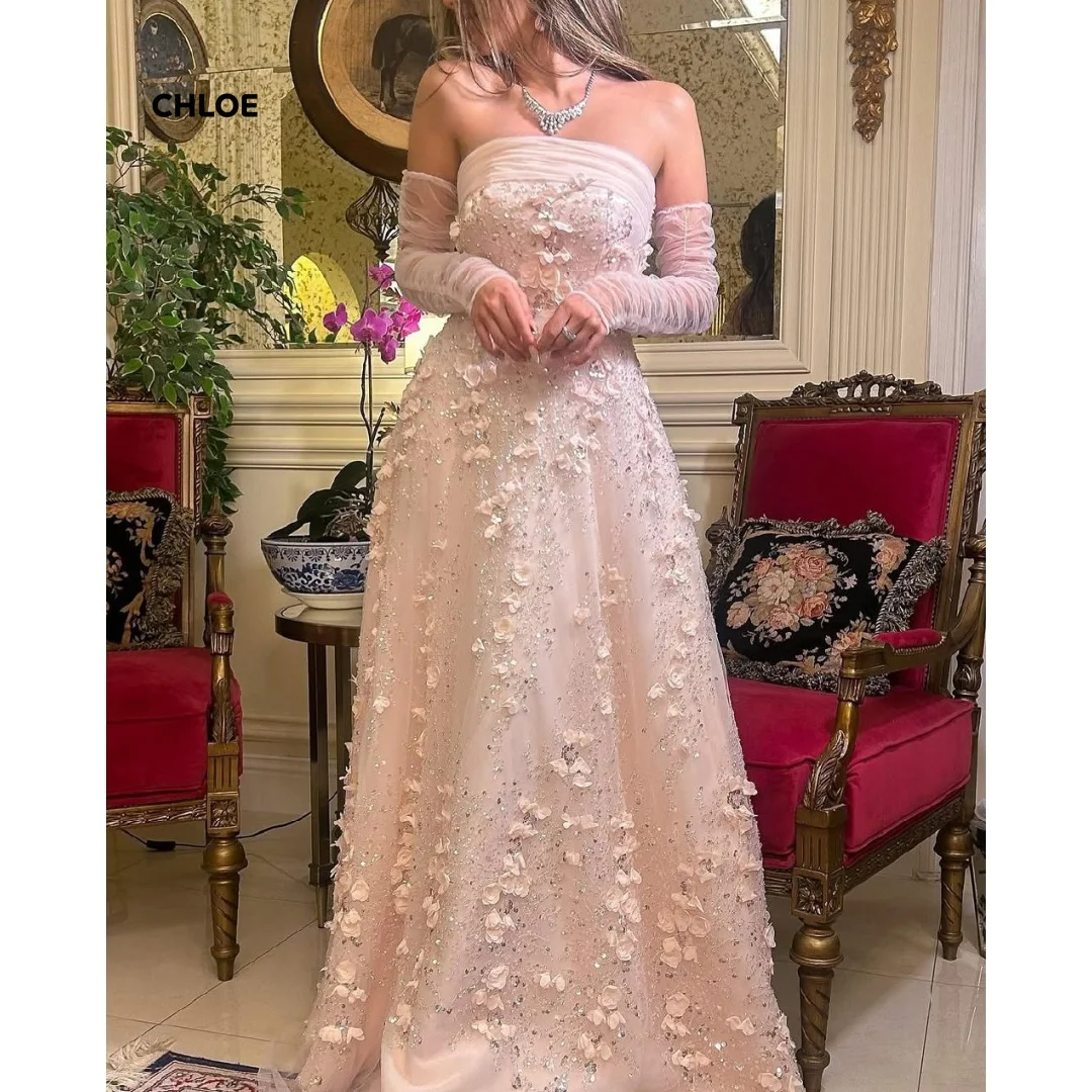

Off-shoulder Evening Dresses Woman Elegant Luxury 2025 Dresses for Special Occasions Custom Made Line A Short Sleeve Robe Soiree