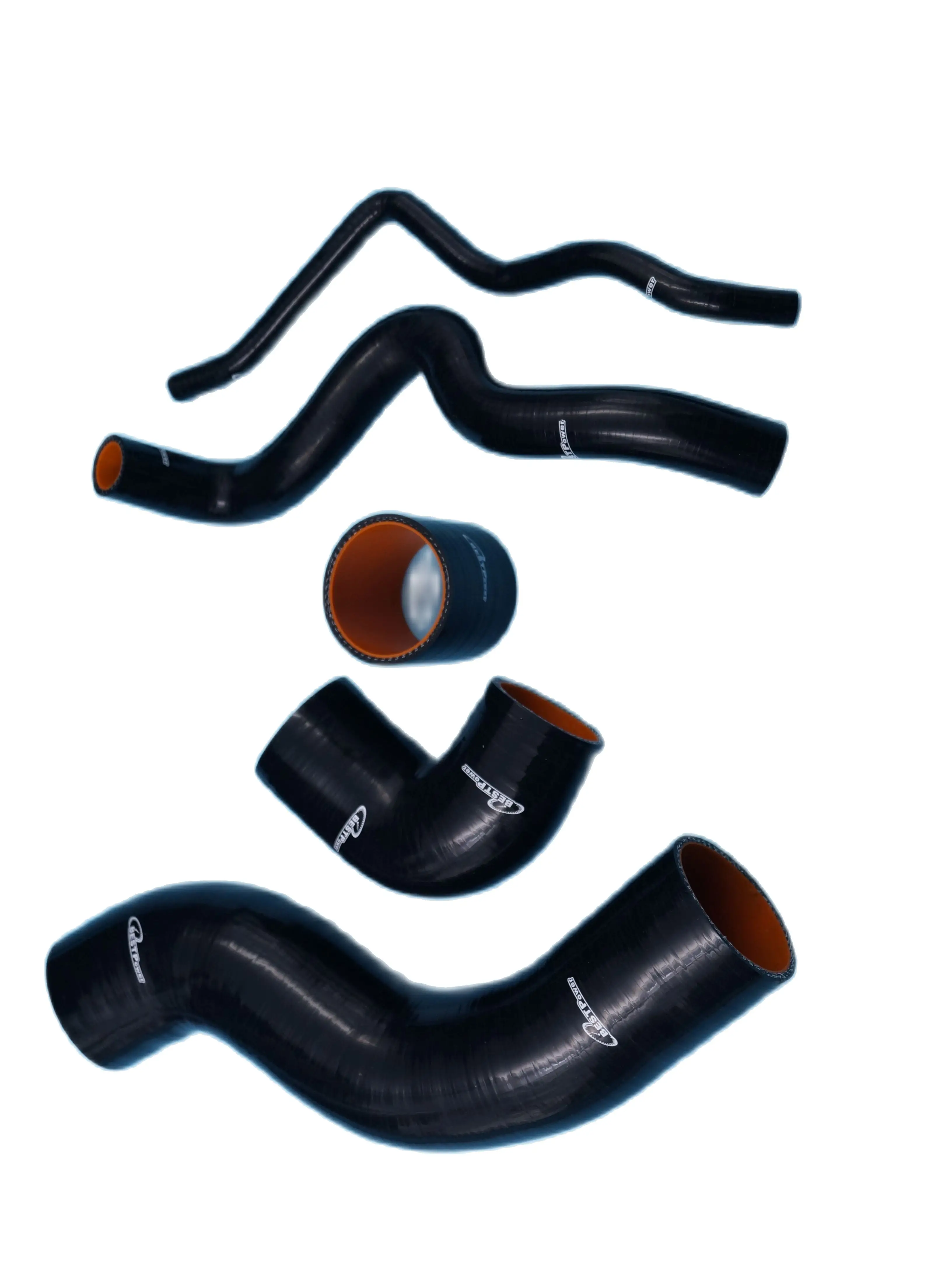 

Silicone Turbo Intake Hose / Pipe /Tube Kit Black FOR VW Golf IV / BORA 1.8T