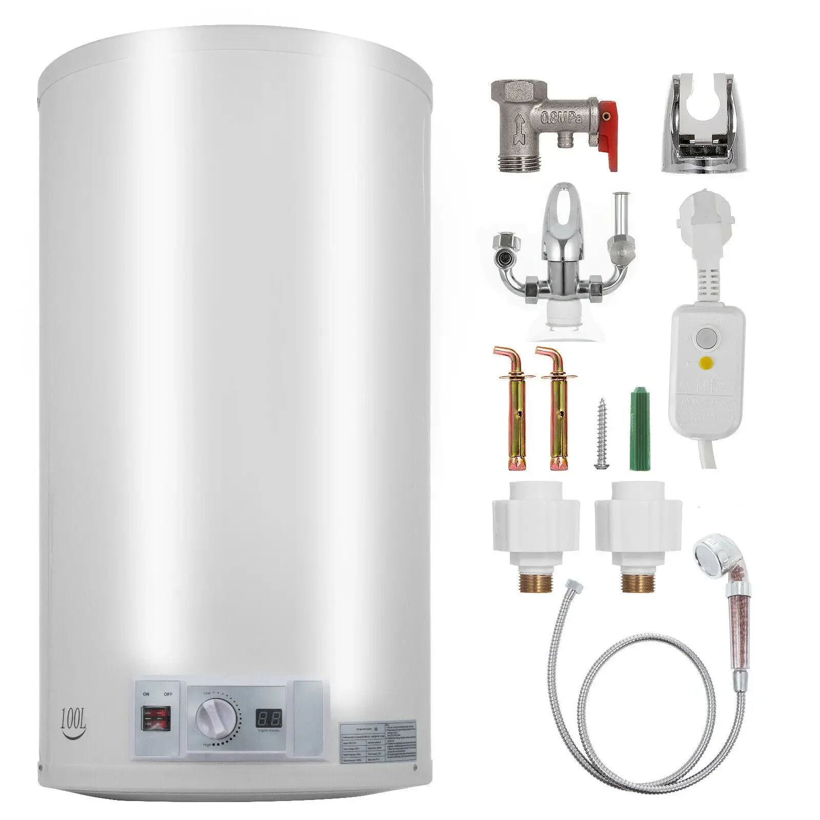 PEIXU 100L Electric Hot Water Heater Shower Water Heater  Instant Water Heater