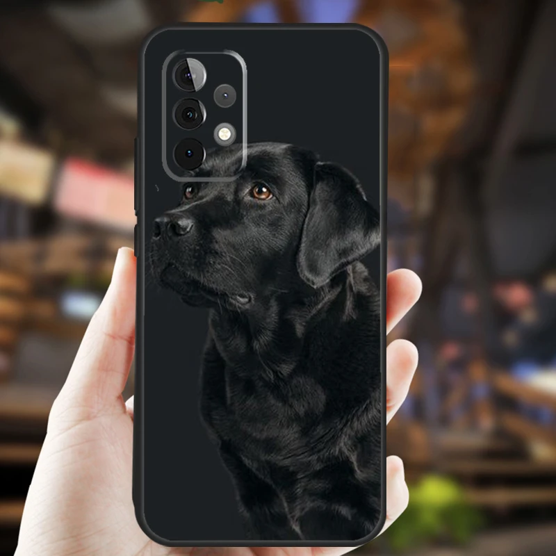 Capa de cachorro Labrador para Samsung Galaxy A13 A23 A33 A53 A73 A14 A34 A54 A12 A22 A32 A52 A72 A51 A71 Capa