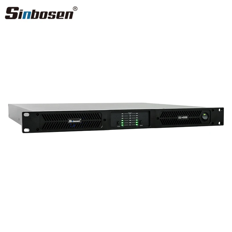 

D2-4500 Digital Power Amplifier for Speaker System 2 Channels Digital Power Amplifiers 1u Class-d