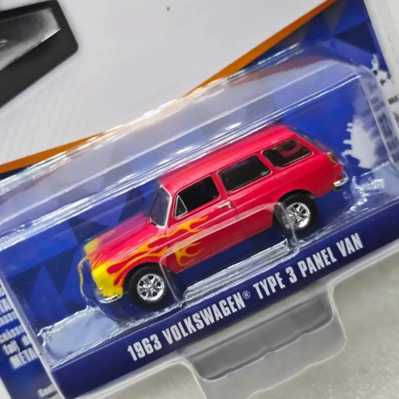 

1:64 Limited Edition Collectible 963T3 Panel Van-Flame High-end Alloy Model Small Toy Gift