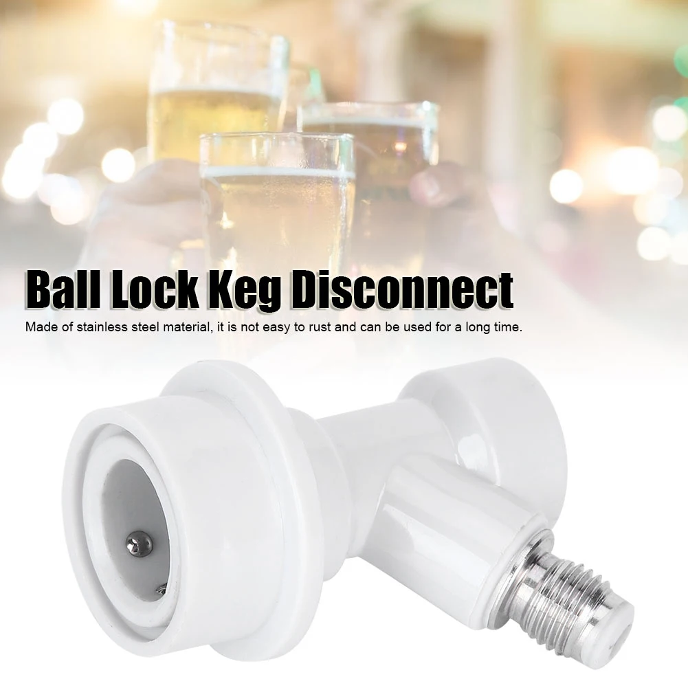 Quick Connector Keg Dispenser Homebrew Tool Quick Connector Keg Dispenser Plastic Ball Lock Keg Disconnect Homebrew Beer Tool