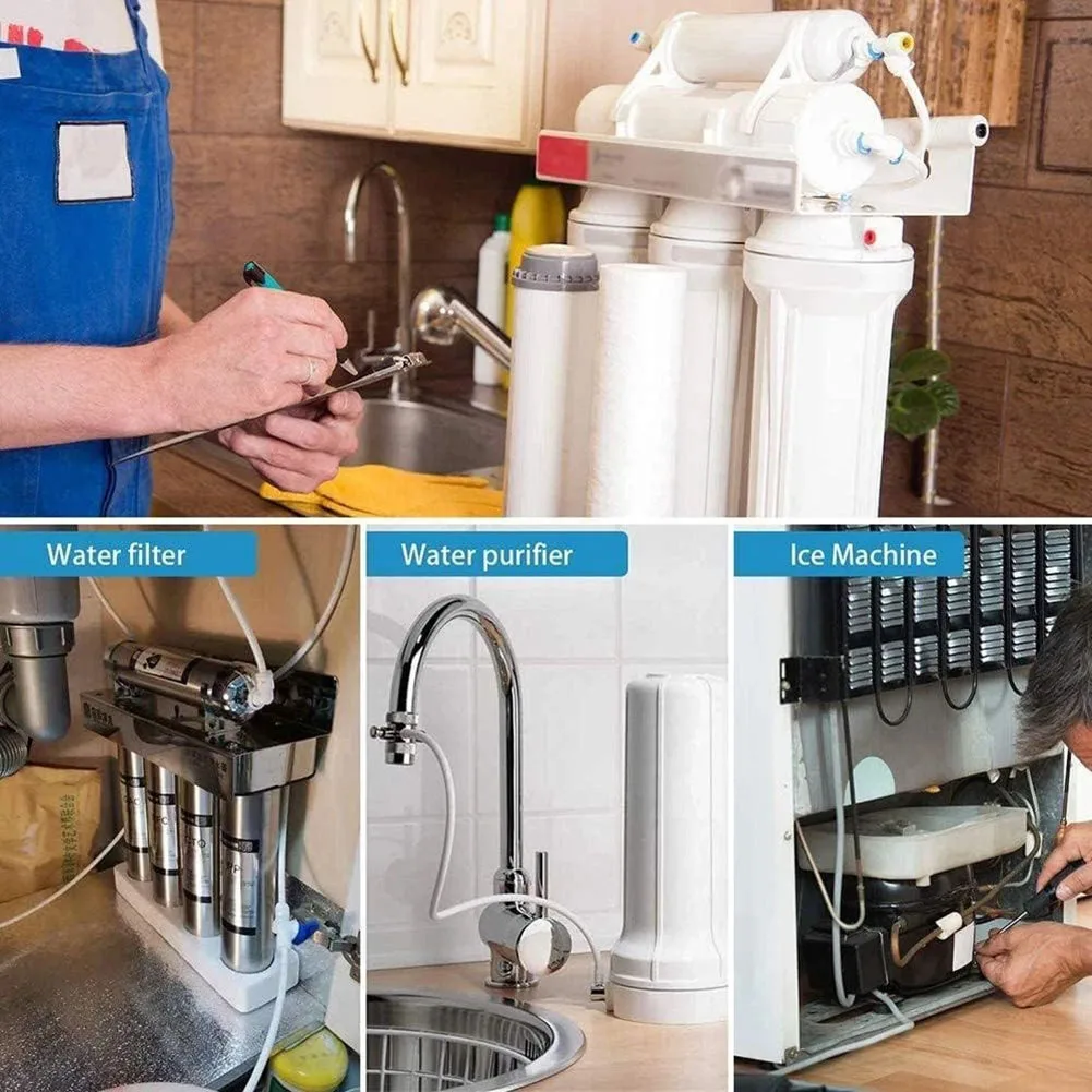 Hose Installation RO Water Fitting Easy Installation Water Filter Connector Secure Fit Tight Connection Versatile Use