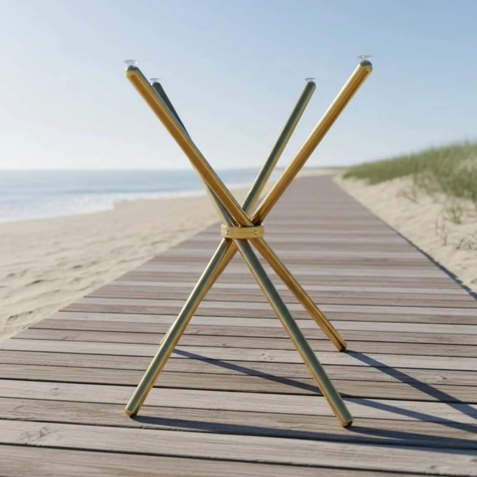 Stainless Steel Surfboard Support Stand Folding X Style Holder for Outdoor Storage Beach Gear Organization Stable Base