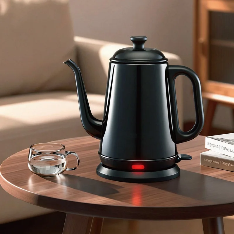 1000ml Mini Electric Kettle Household 304 Stainless Steel Quick  Kettle Office Teapot Automatic Power Off Kitchen Tool 1000W